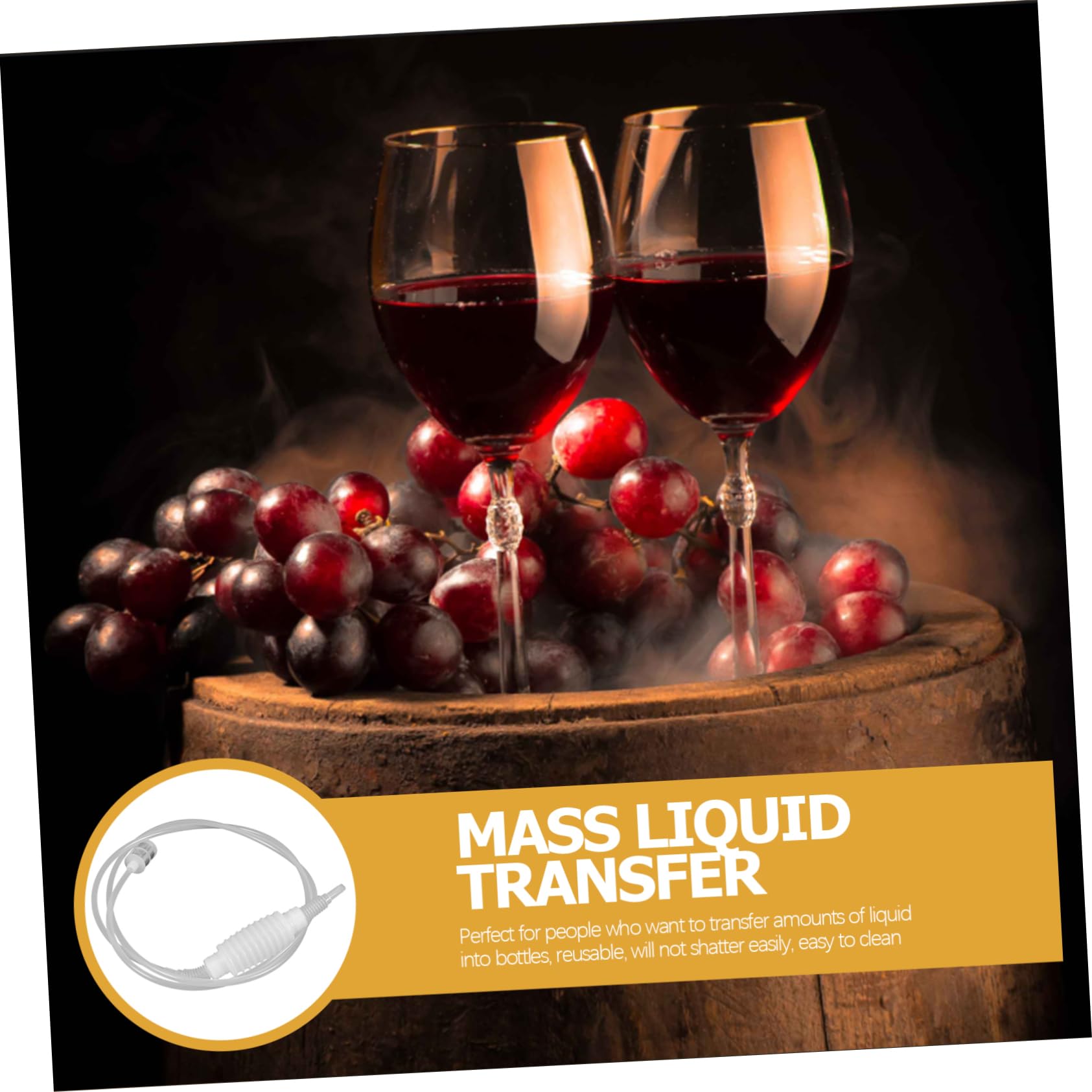 DECHOUS Hose for Wine Making Brewing Wine Filter Tube Lightweight Compact Design