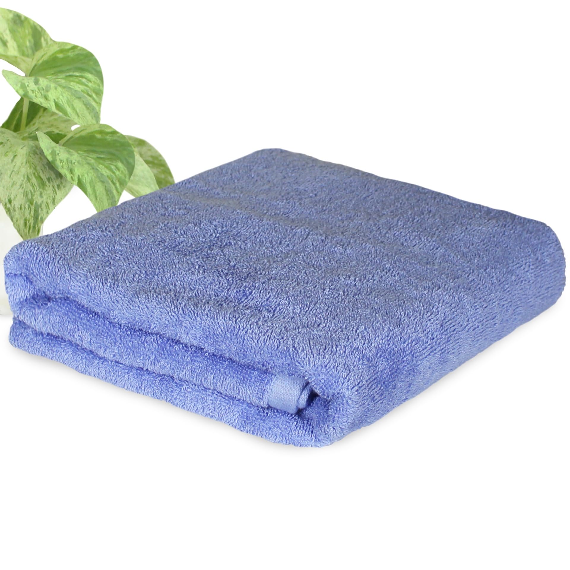 HEELIUM Bamboo Bath Towel | Lightweight & Quick Drying | Ultra Absorbent Towel | 140 x 70 cm - 400 GSM | Pack of 1 - Iris-picture-23