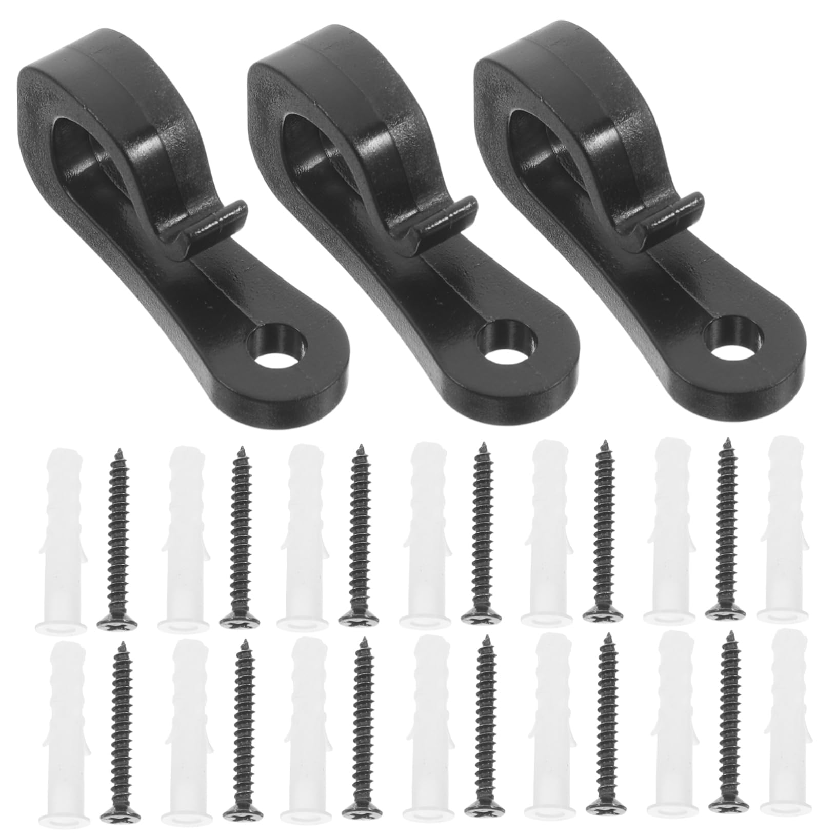 Ciieeo 20pcs Screw Hooks Wind Hanger for Hanging Outdoor String Lights Plants and Patio Lights Easy to Install Ceiling and Wall Mount