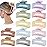 Sisiaipu 3.5 Inch Square and Rectangular Hair Clips - 12 Pcs Claw Clips for Thick and Thin Hair, Rectangle Jaw Clips in Bulk, Hair Accessories for Women and Girls - Ice Cream