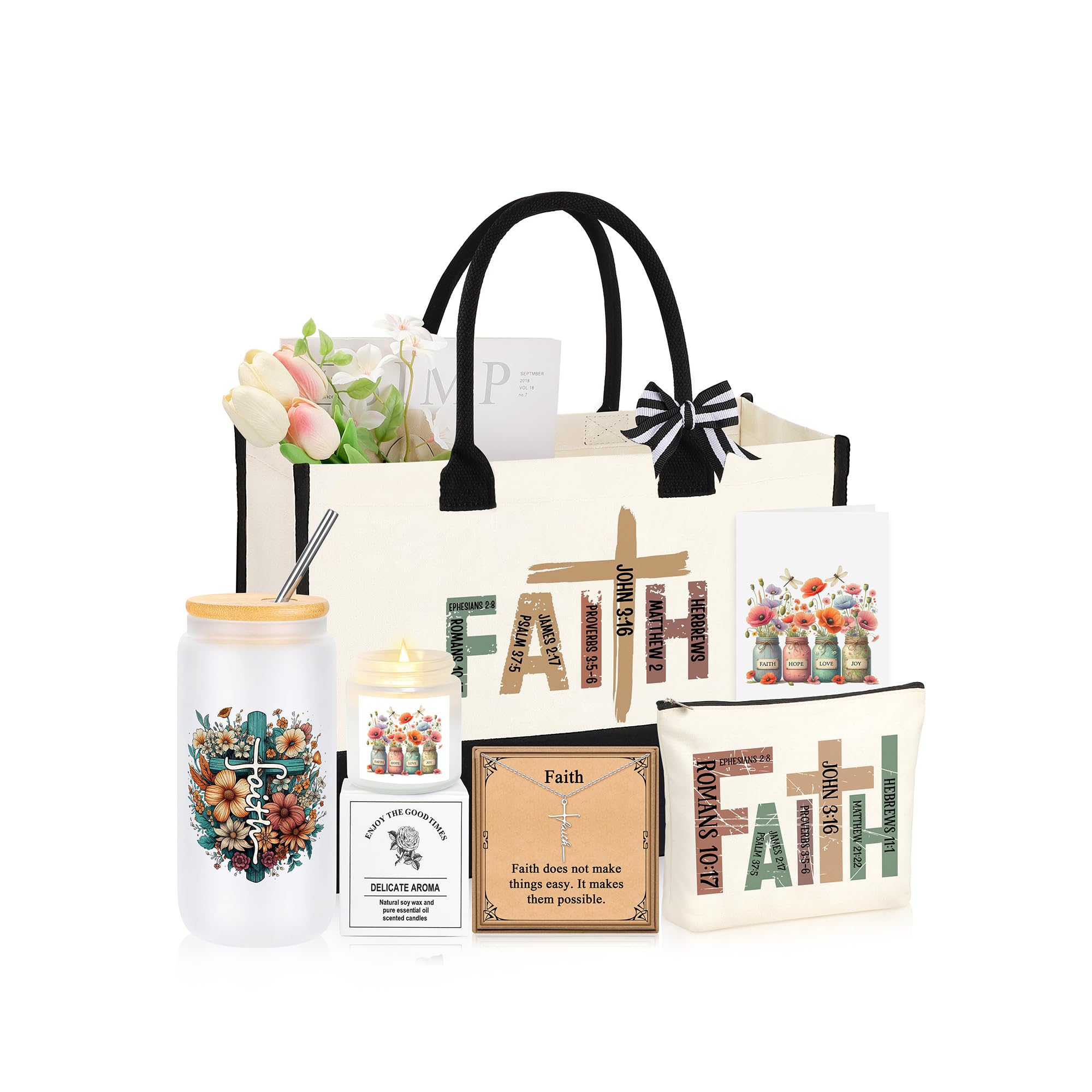 Christian Religious Gifts for Women Faith, Valentines Mothers Day Unique Gifts for Christians Women Mom Daughter Sister Aunt Teacher Best Friend Grandma Christmas Easter Ideas Present