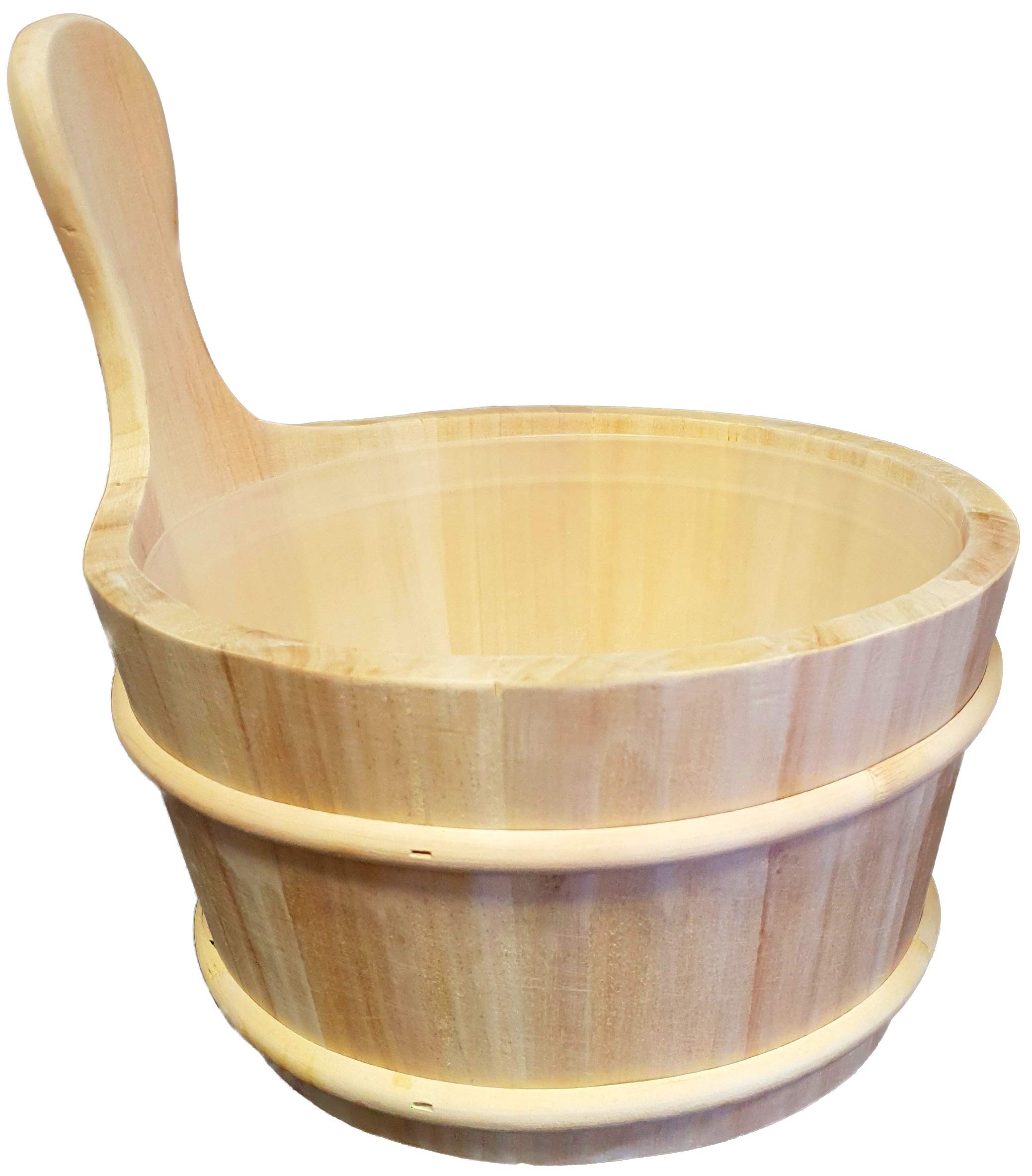 Seau de sauna en bois de haute qualité par Opa/Lumo