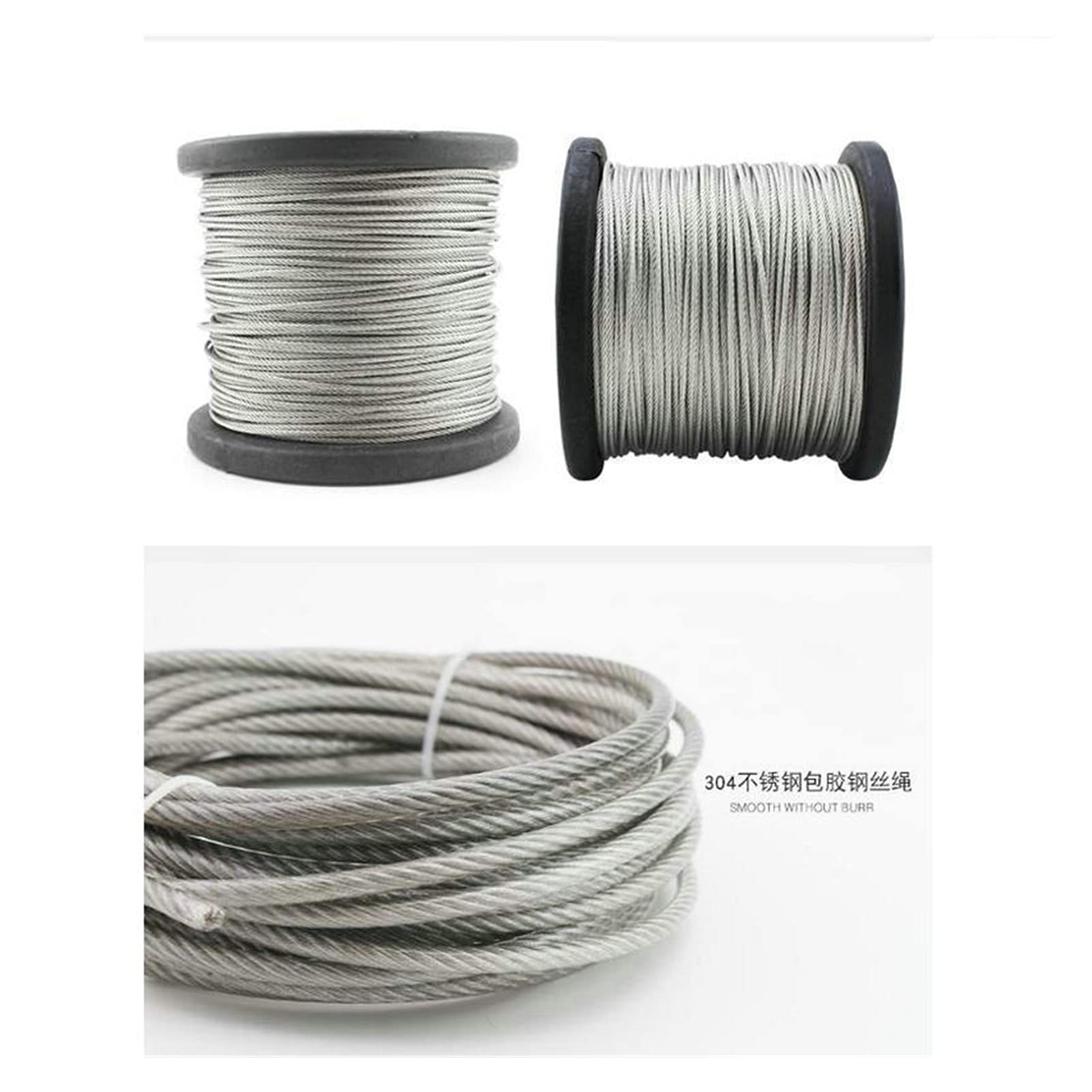 Rivestimento Per Cavi In Acciaio Inossidabile, Cavo Inossidabile 5m - 250m