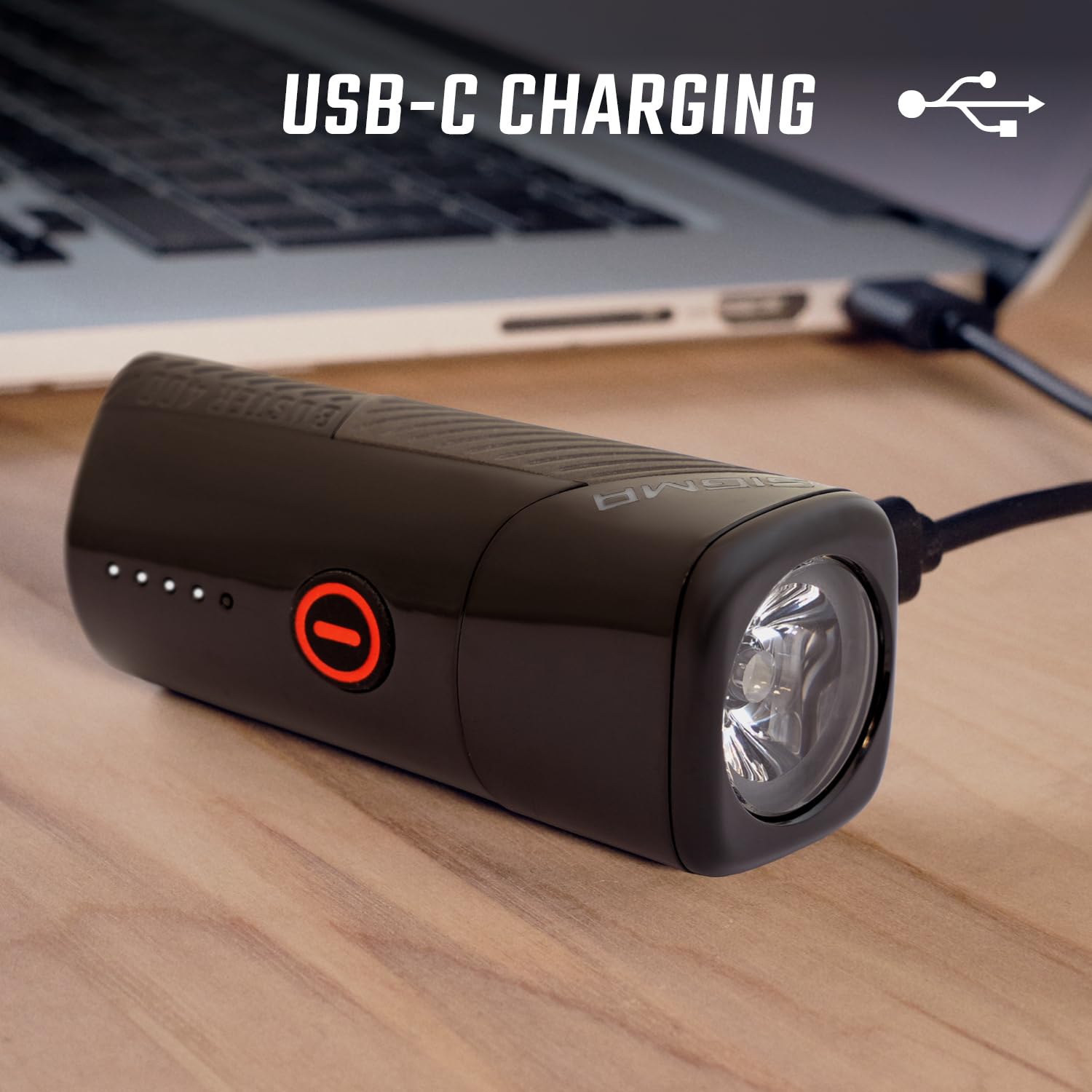 SIGMA Buster 400 HL | Luz de Casco con 400 lúmenes | Recargable con Cinco Modos de iluminación | con función Quick Release para una rápida fijación | Color Negro