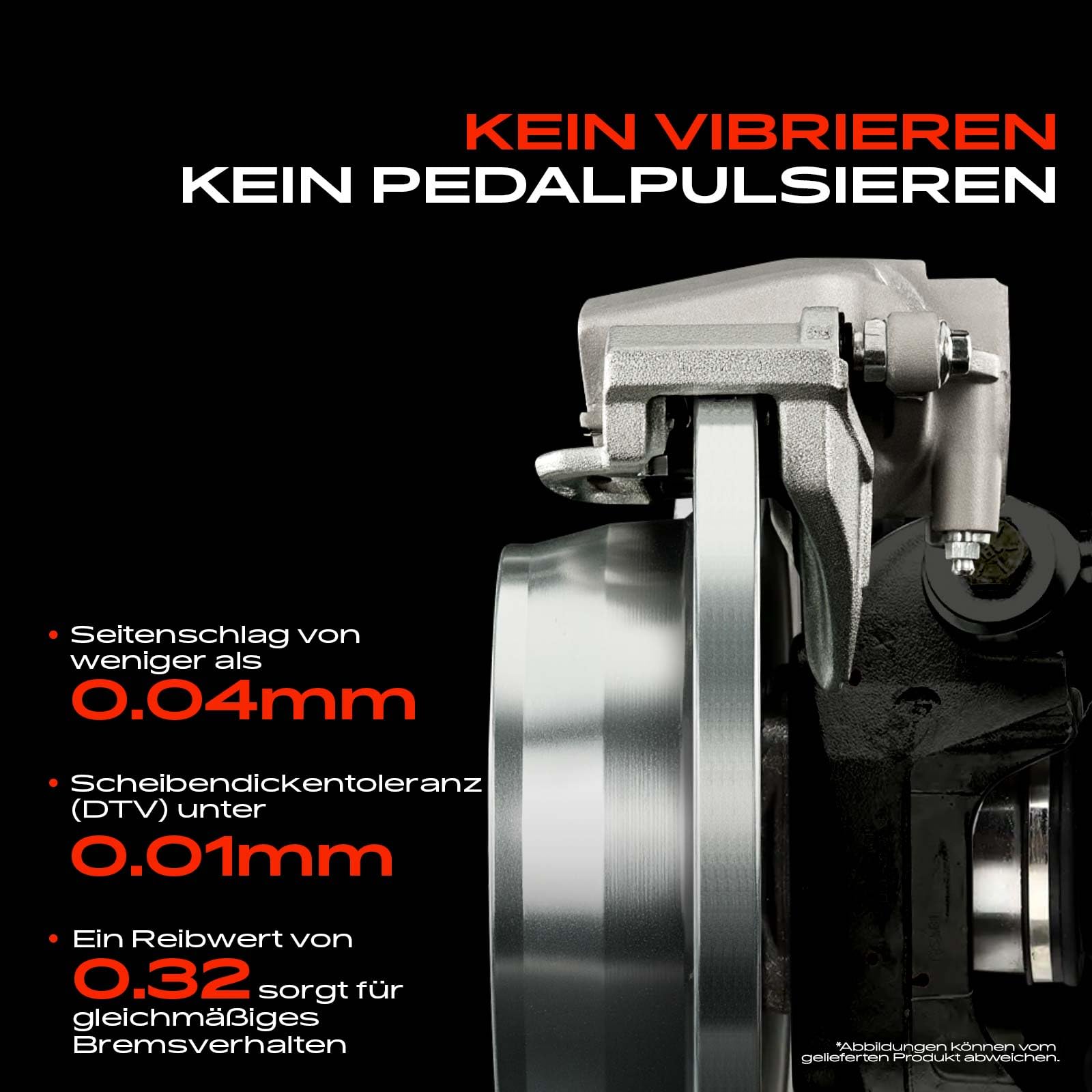 Frankberg Bremsscheibensatz inkl. 2x Bremsscheiben Hinten Voll Ø280mm Kompatibel mit Transporter IV Bus Transporter IV Kasten Replace# 7D0615601B,7D0615601