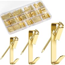 Picture Hanging Kit, ARRITZ 210pcs Wall Hangers, 20lb, 30lb and 50lb Heavy Duty Picture Hanging Hooks with Nails for Wooden Wall, Drywall