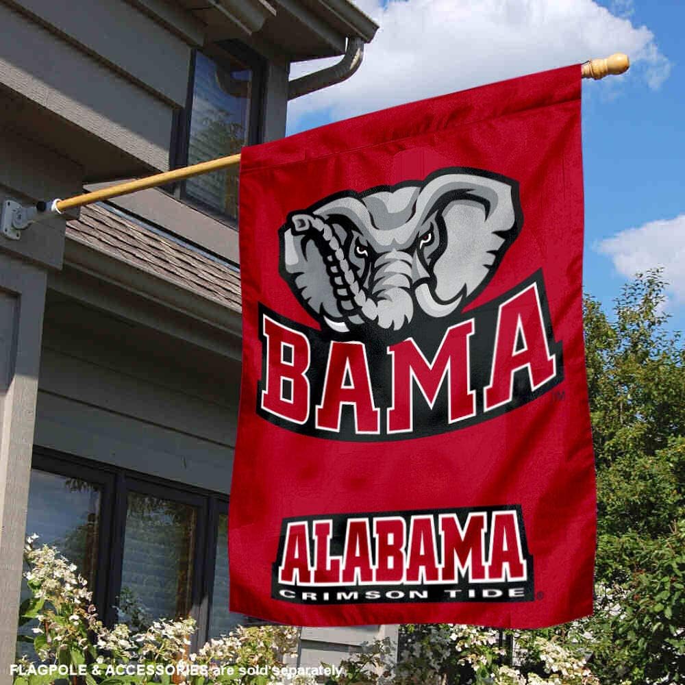 Alabama Crimson Tide House Flag Banner