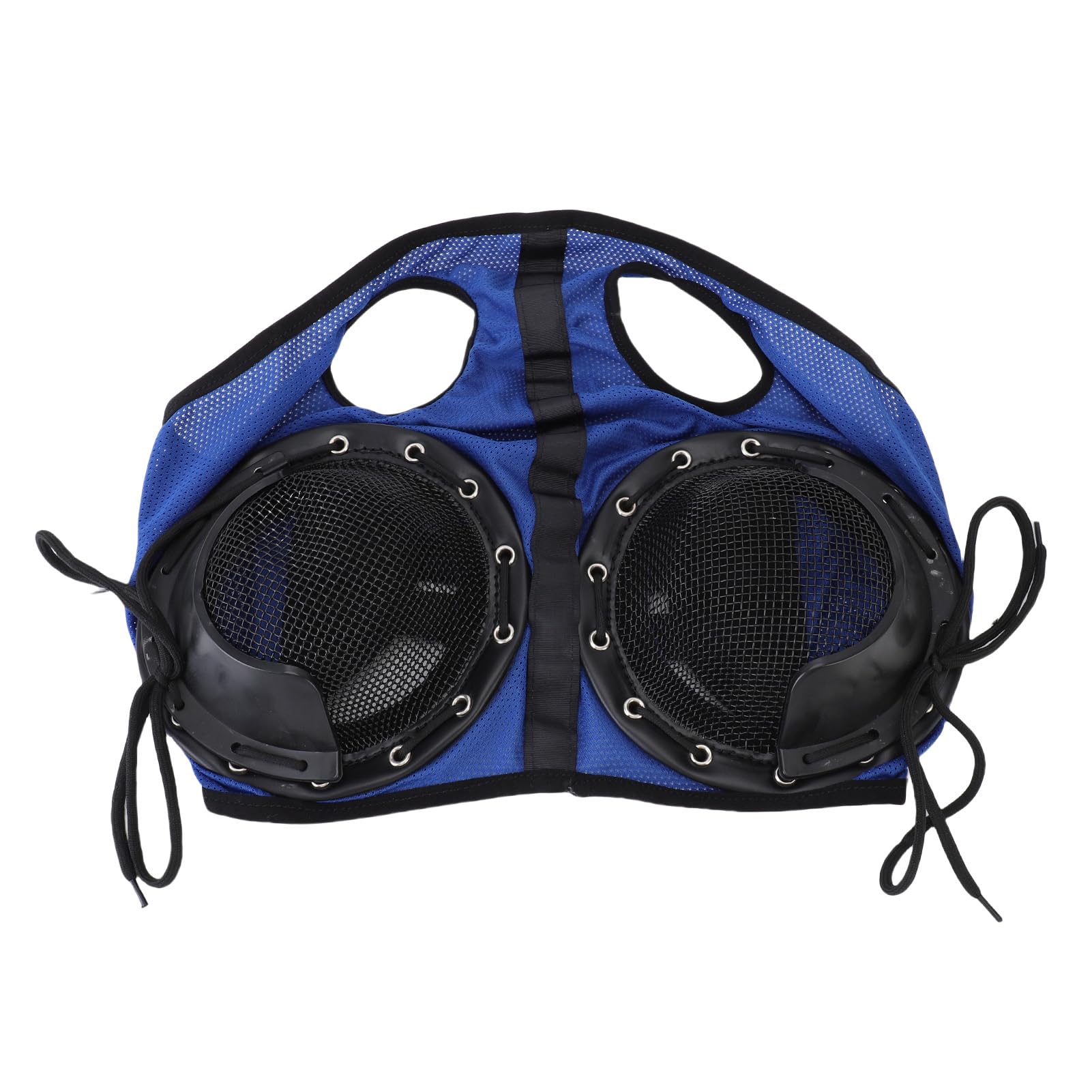 Fockety Maschera di Protezione per gli Occhi del Cavallo, Maschera Antimosche per Cavalli Che Scuotono la Testa, Graffi, Occhiali da Corsa per Cavalli Rete Protettiva Antivento e