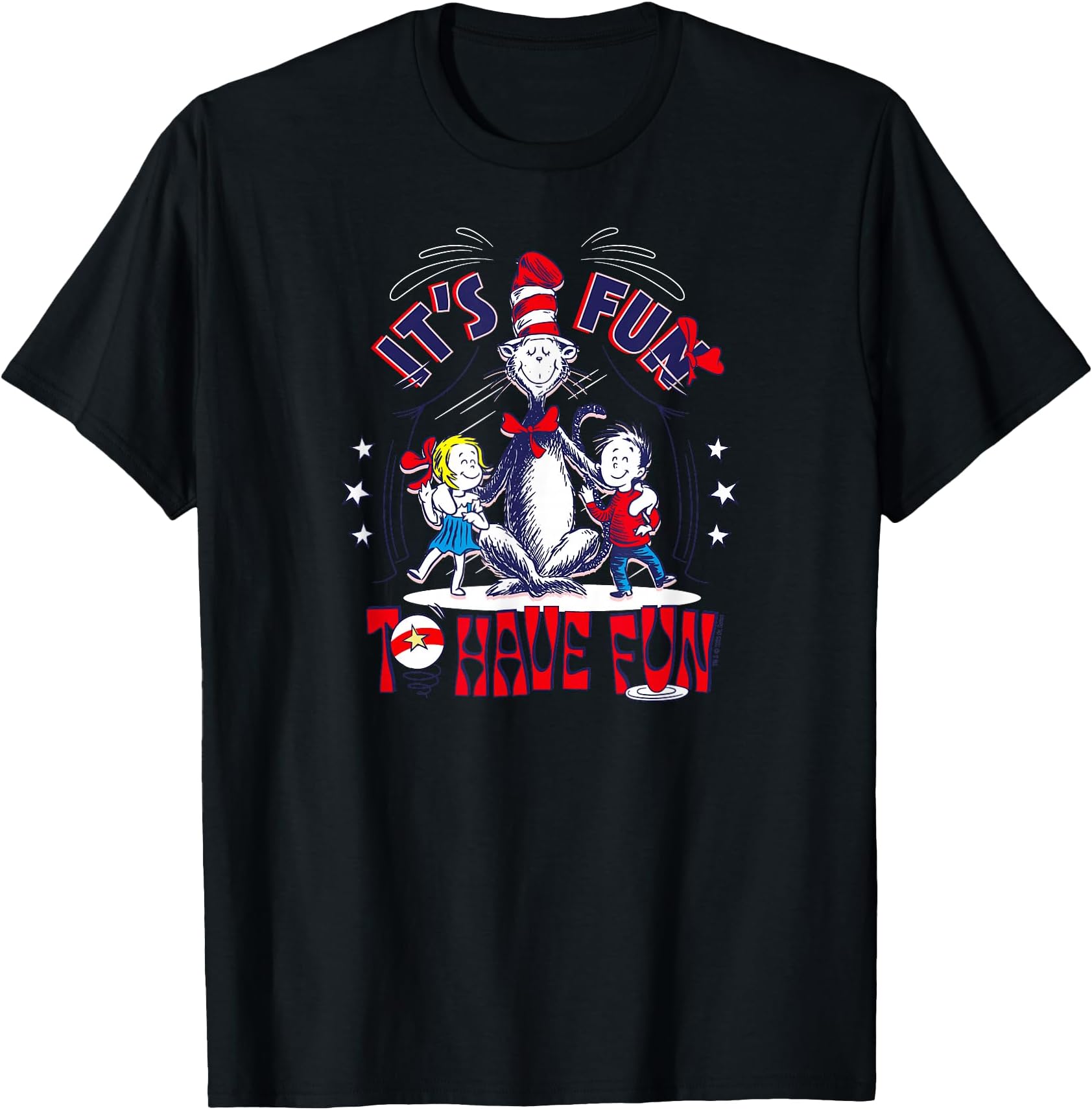Cat in The Hat Fun to Have Fun Officially Licensed T-Shirt
