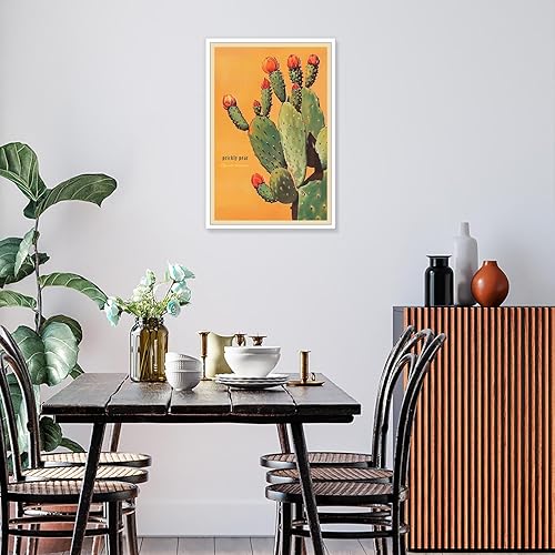 Miniatura 6 de Pósteres vintage de cactus, paisaje retro del desierto, arte de pared, bajo el sol, tropical, botánico, floral, impresiones estéticas, pintura para