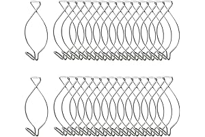 Ceiling Hooks for Classroom", 60 Pack Drop Ceiling Grid Hanging Hook Clips...
