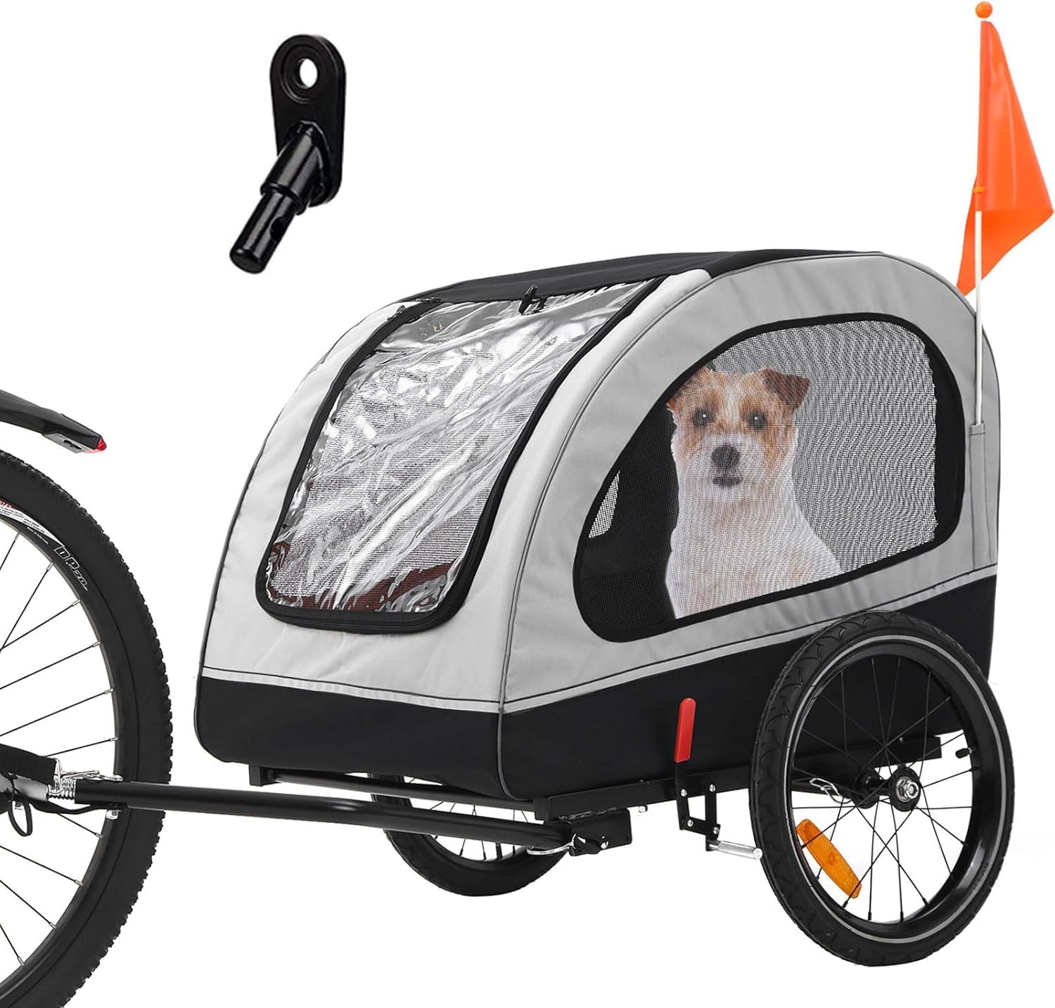 Sepnine Dog Bike Trailer, Dog Buggy for Bicycle, Suitable