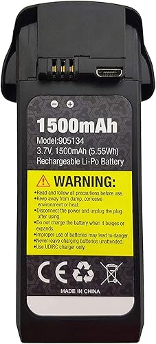 Batería de litio de 3.7 V 1500 mAh para UDIRC U52 U52G D50 U89S de cuatro ejes piezas de aviones de control remoto batería de drone