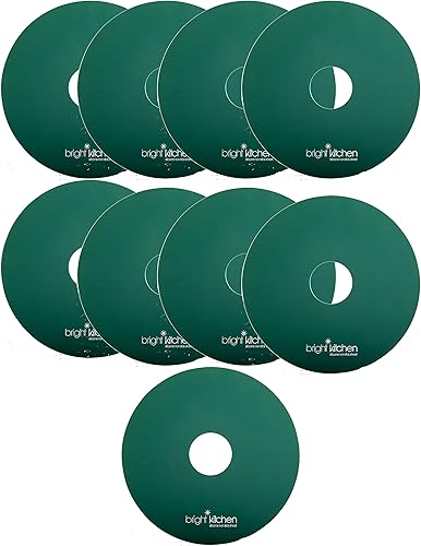 8 hojas deshidratadoras planas de silicona que se adaptan a los deshidratadores redondos no tóxicos Nesco, forro de alfombrilla circular,