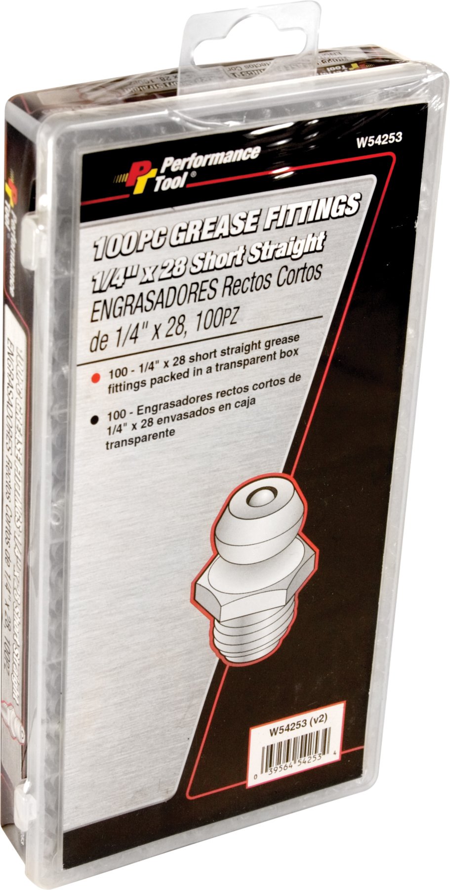 100PK 1/8 STR FITTING