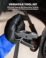 Vista 2 de Orion Motor Tech Separador de rótulas, extractor de brazo Pitman, juego de herramientas de extremo de barra de acoplamiento para servicio frontal