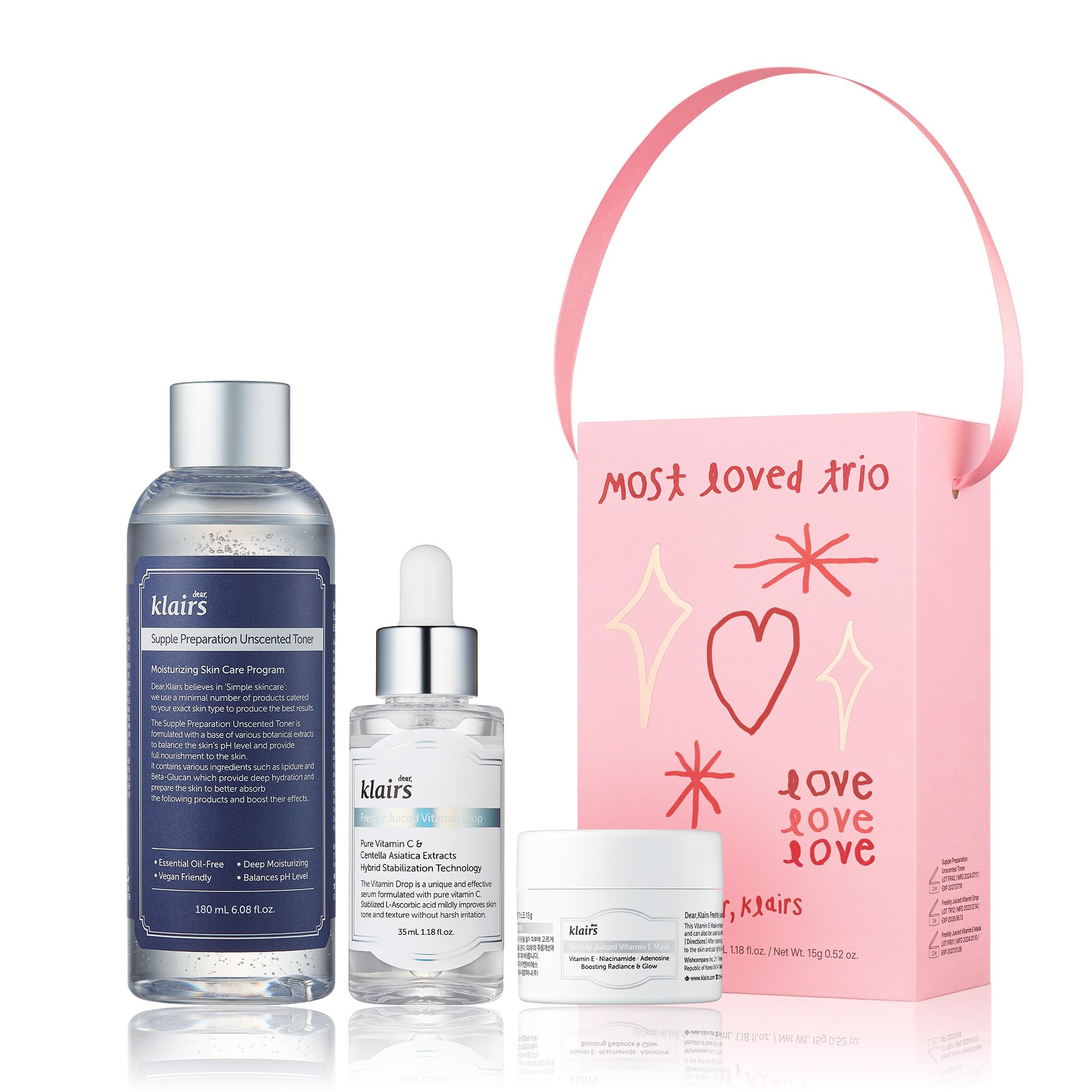 Amazon.com: DearKlairs Most Loved Skincare Set - Unscented Toner