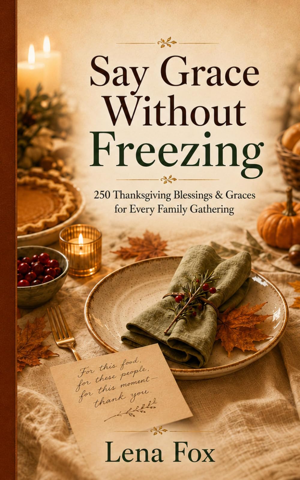 Say Grace Without Freezing: 250 Thanksgiving Blessings & Graces for Every Family Gathering