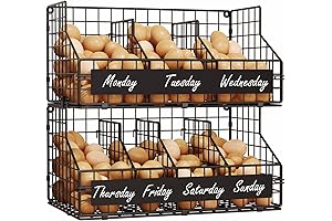 Keomaisyto Stackable Egg Holder with 5 Dividers