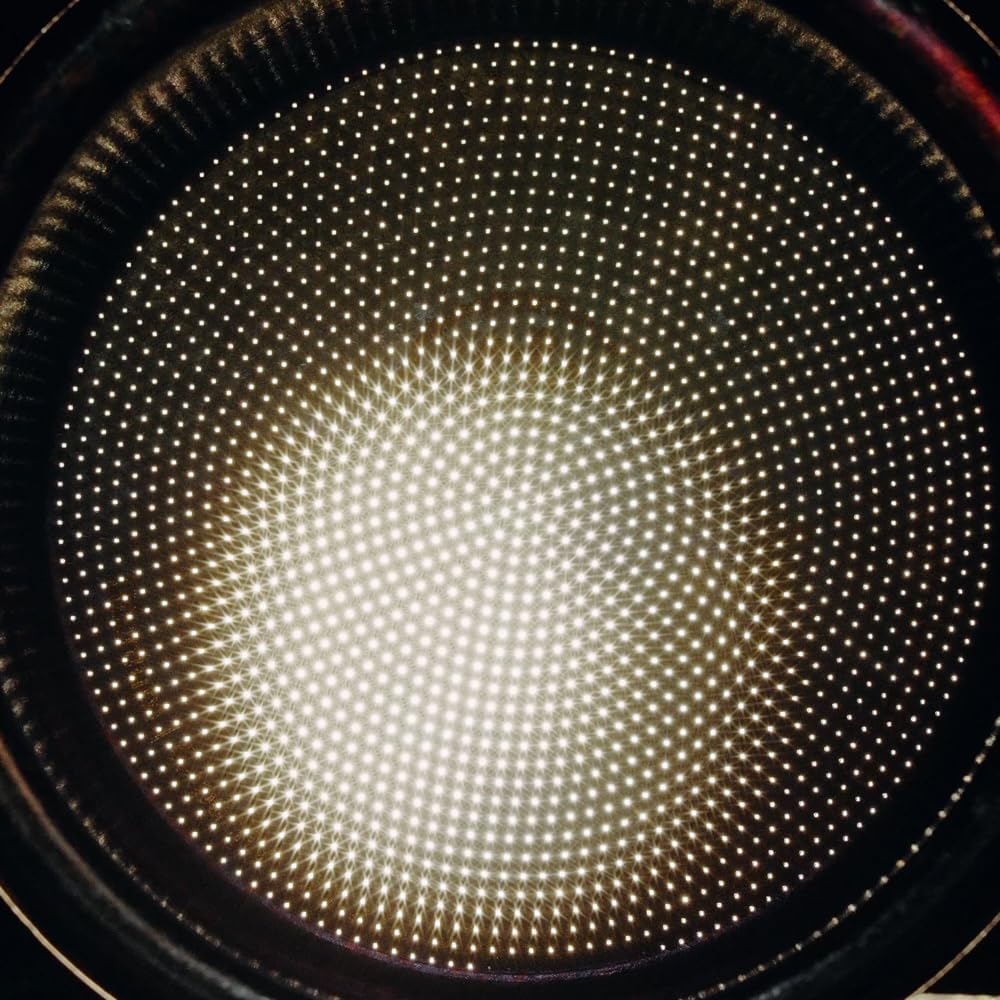 TiiRHINO 58mm Espresso Basket, 20-22g Double-layer Titanium High Precision Extraction Filter Basket Fits,Bottomless Portafilter, 0.13 mm Hole Diameter, Most E61 Portafilter-Classic (Rainbow, 58mm)