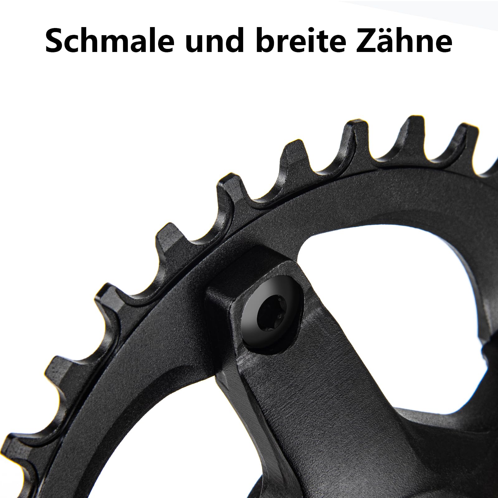 BOLANY Mountainbike Kurbelgarnitur MTB 1x Vierkant-Tretlager Kurbelgarnitur 104 BCD 170mm Kurbel 32/34/36T Kompatibel mit Shimano, SRAM, FSA
