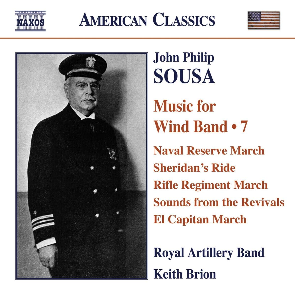 Royal Artillery Band / Brion Sousa / Music For Wind Band - Vol. 7 CD New 6369439