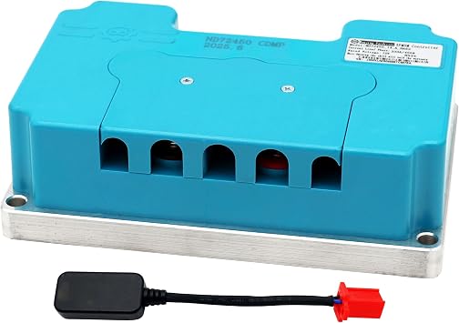 High-Power brushless DC Motor Controller Programmable sine Wave Vector FOC Motor Driver 72V/84V/96V Electric Motorcycle Scooter Motor Driver 200A/450A with Programming Module ND96450_BT