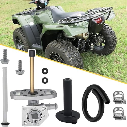 Miniatura 6 de Earlyred Grifo de válvula de combustible con tornillo de palanca compatible con Honda Recon 250 TRX250 Rancher TRX350 TRX420 Foreman TRX450 Rubicon