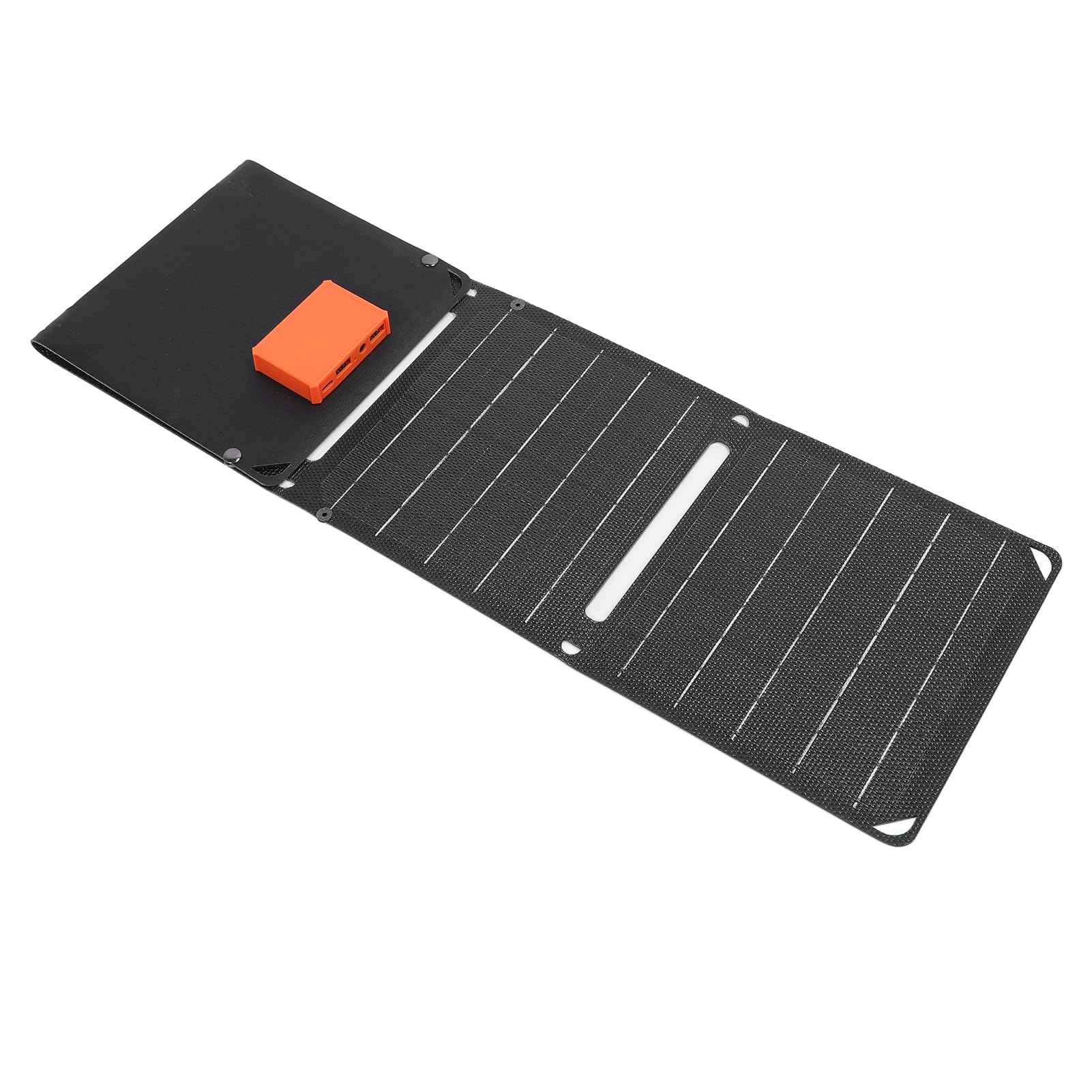Borsa di Ricarica per Pannello Solare Pieghevole Ad Alta Efficienza da 40 W per Campeggio in Viaggio, Pannello Solare Pieghevole con Doppia Porta USB per Uso Esterno