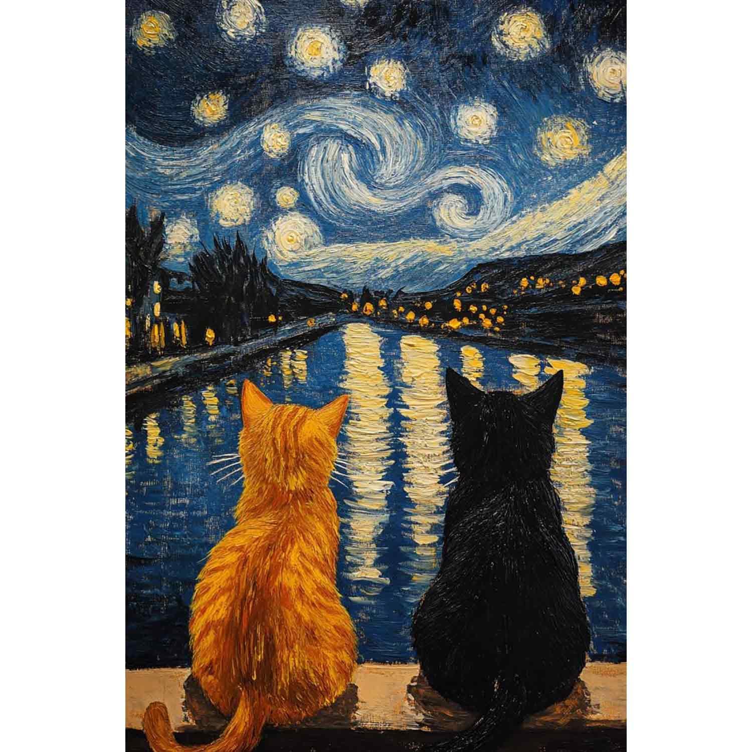 1 PCS 5D Diamond Painting Kit, Creative Diamond Art Kit for Adults, Stress Relief DIY Craft, Home Decor Art Project, Paint by Numbers for Adults (cat)-image-20