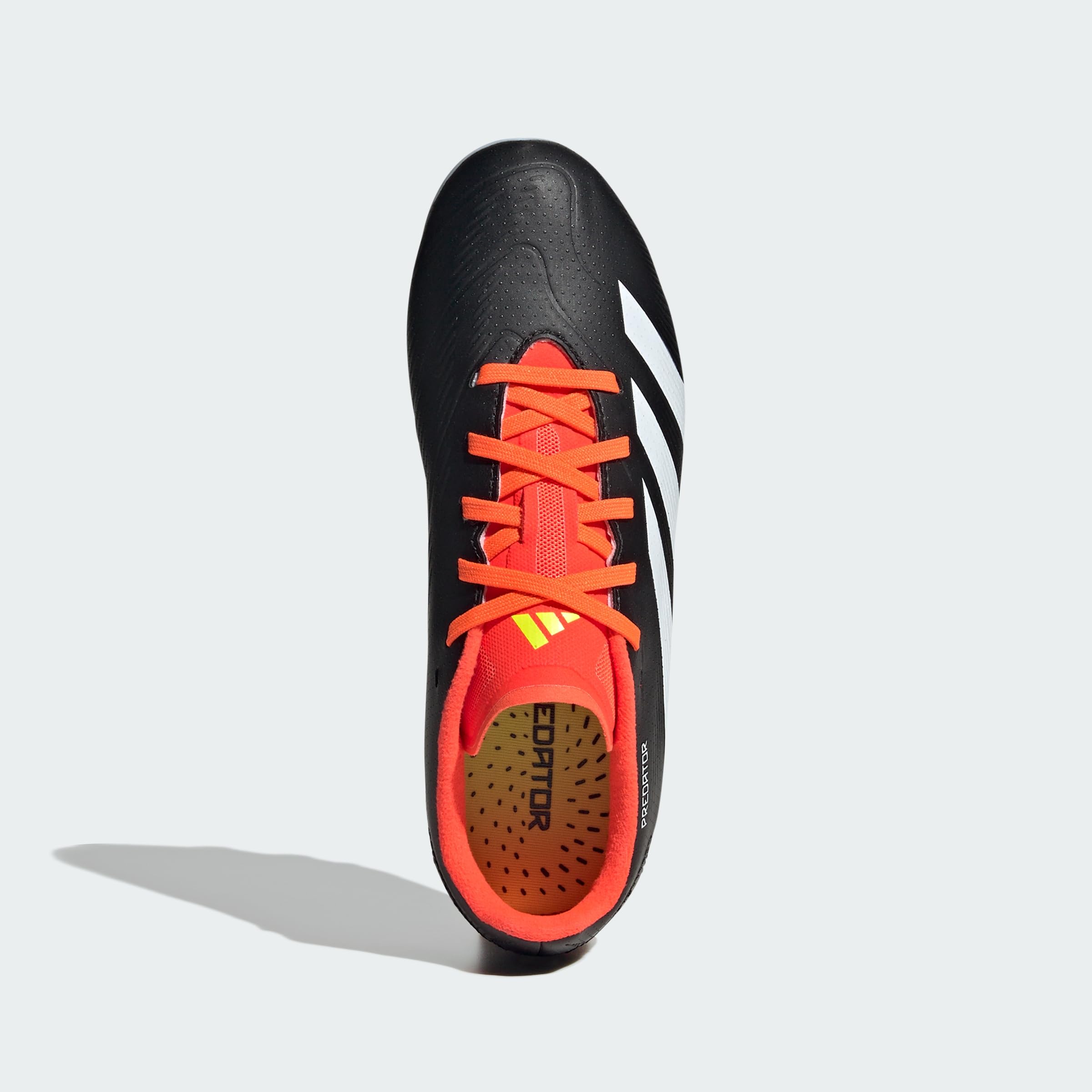 Adidas Unisex niños Predator 24 League Low Multi-Ground Boots, Core Black/Cloud White/Solar Red, 37 1/3 EU