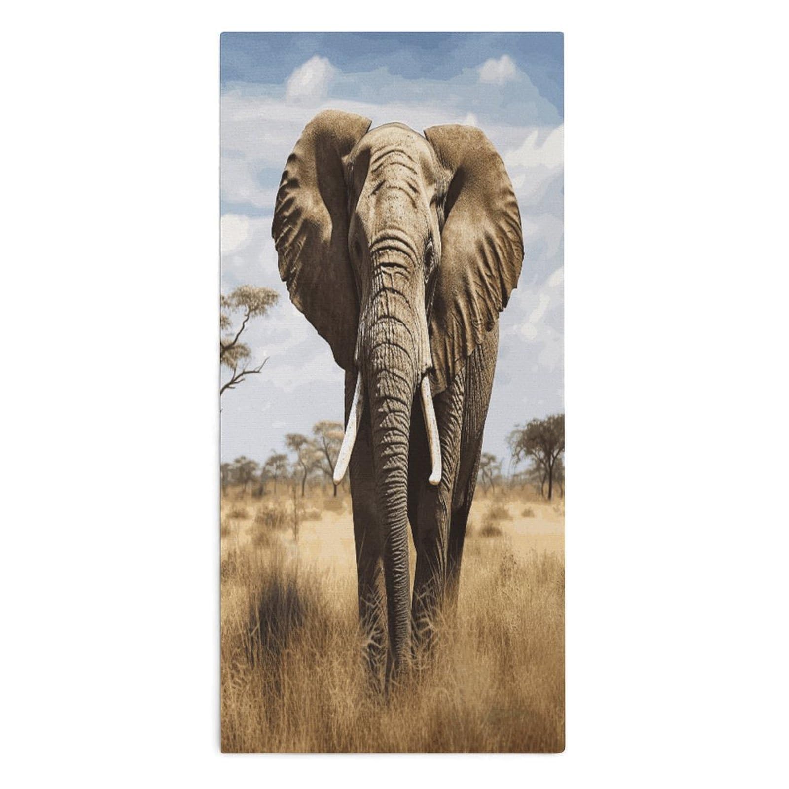 VstaDank Elephant Towel Quick Dry Absorbent Towels for Beach Thin Soft Lightweight Travel Bath Towel Sand Free Super Microfiber Face Towels for Sport Bath Adults