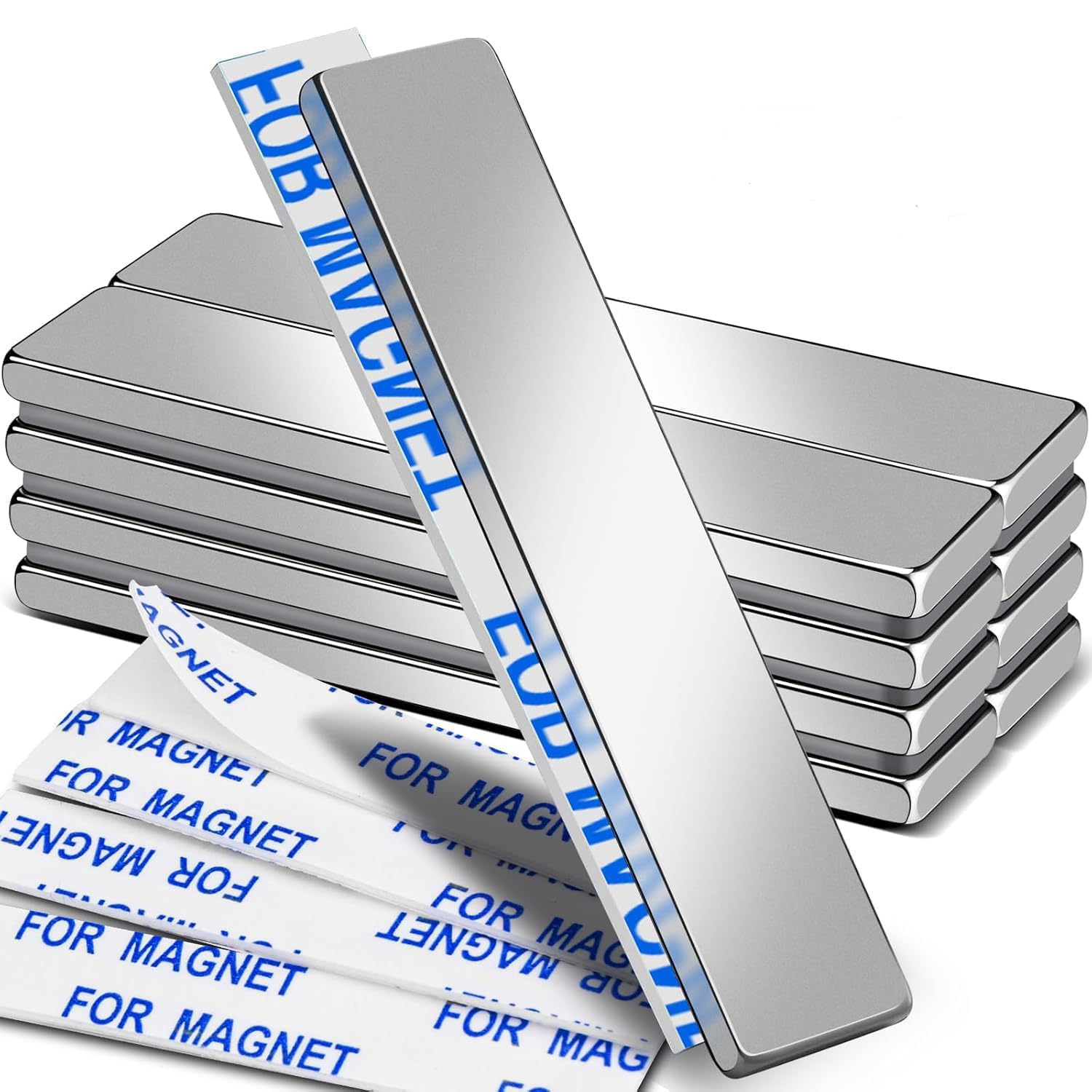 DIYMAG Strong Magnets, 24 Pack Neodymium Magnetic Strips Adhensive Backing — Amazon image 8