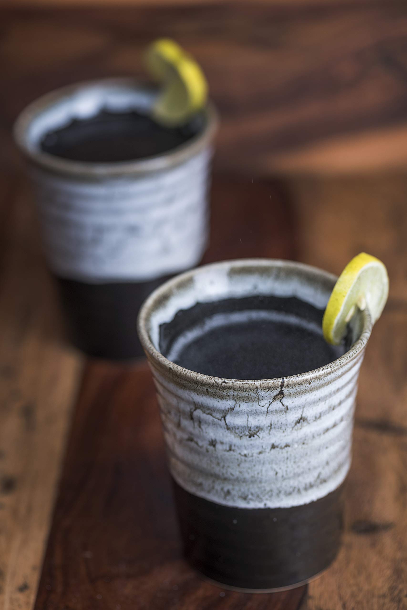 Handmade Ceramic Drinking Glasses - Set of 6 -10 Handmade Ceramic Drinking Glasses - Set of 6 -10