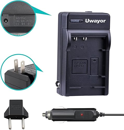 Miniatura 6 de Batería LP-E17 y cargador USB compatible con Canon EOS RP, R10, Rebel T6i, T7i, T8i, T6s, SL2, SL3, EOS M3, M5, M6, 200D, 77D, 750D, 760D, 800D,