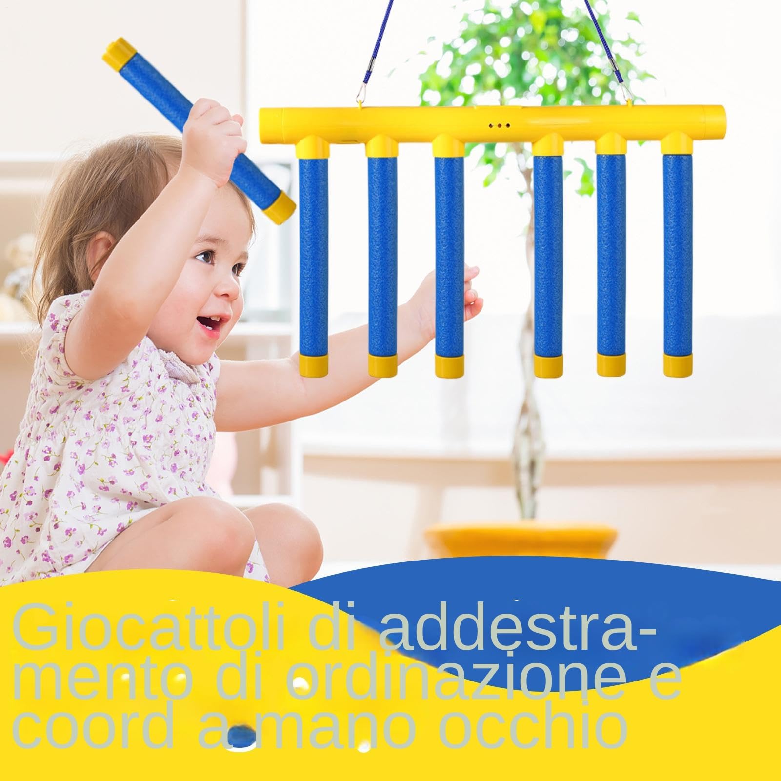 Reflex Trainer, Hand Speed Challenge, Reaction Game, Adjustable Drop, Hand Eye Training Improves Reflexes Fun Skill Test for All Ages, 15.74x2.08x3.74 in