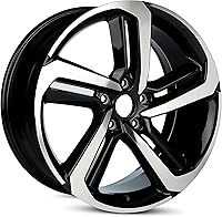 Vista 6 de For 2018-2022 Honda Accord 19 Inch Machined Black Alloy Rim - OE Direct Replacement - Road Ready Car Wheel