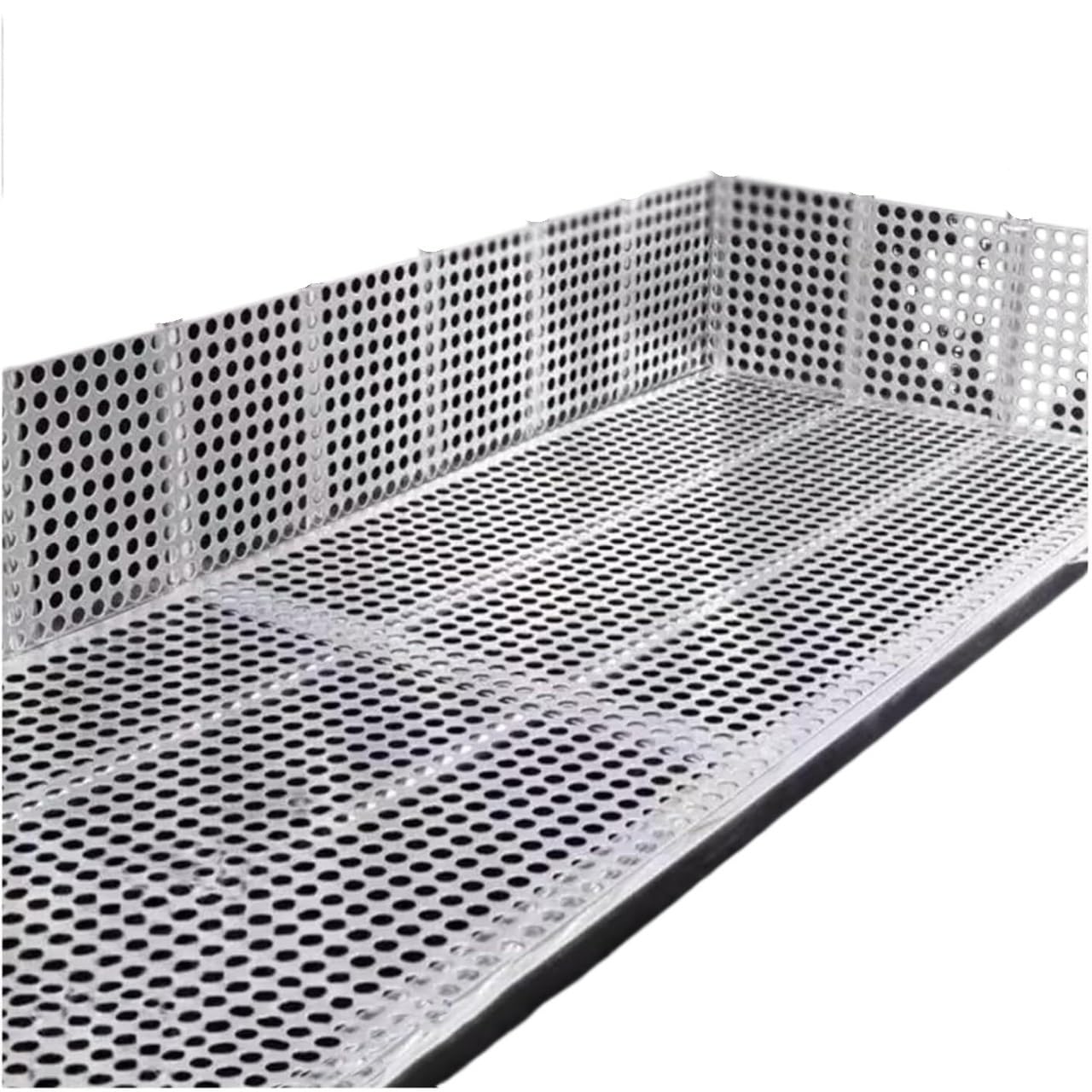 Scmyzlyd 1Mm Mesh Perforated Metal Sheets, Expanded Metal Mesh Plate 304 Stainless Steel 0.8Mm 1-10Mm Holes Multiple Sizes(,15X15cm)