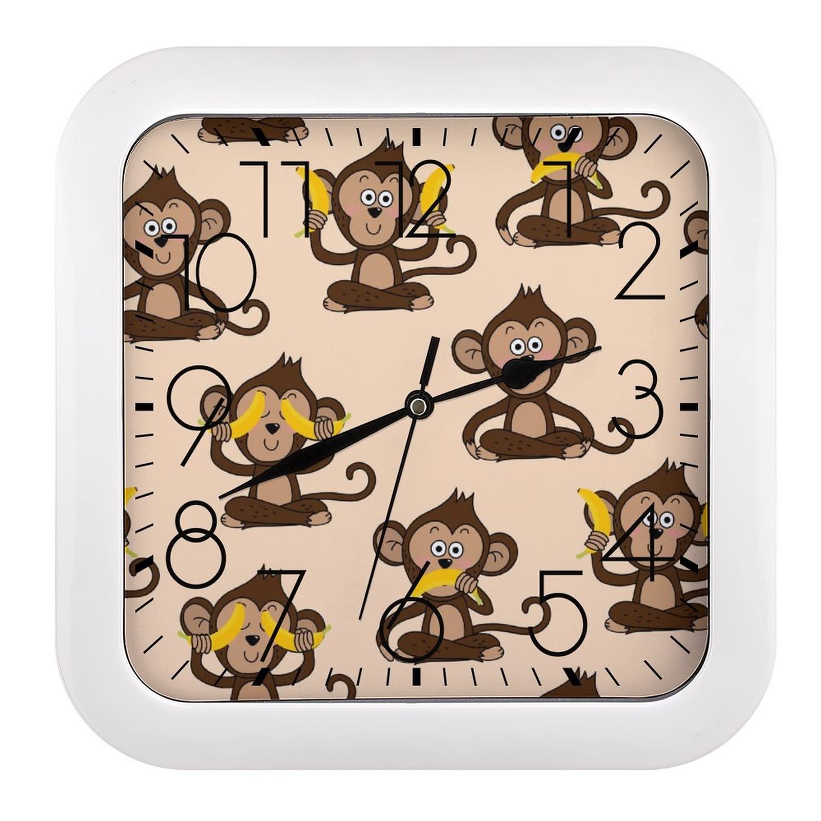 Horloge singe mignon pour décorer le salon et la chambre