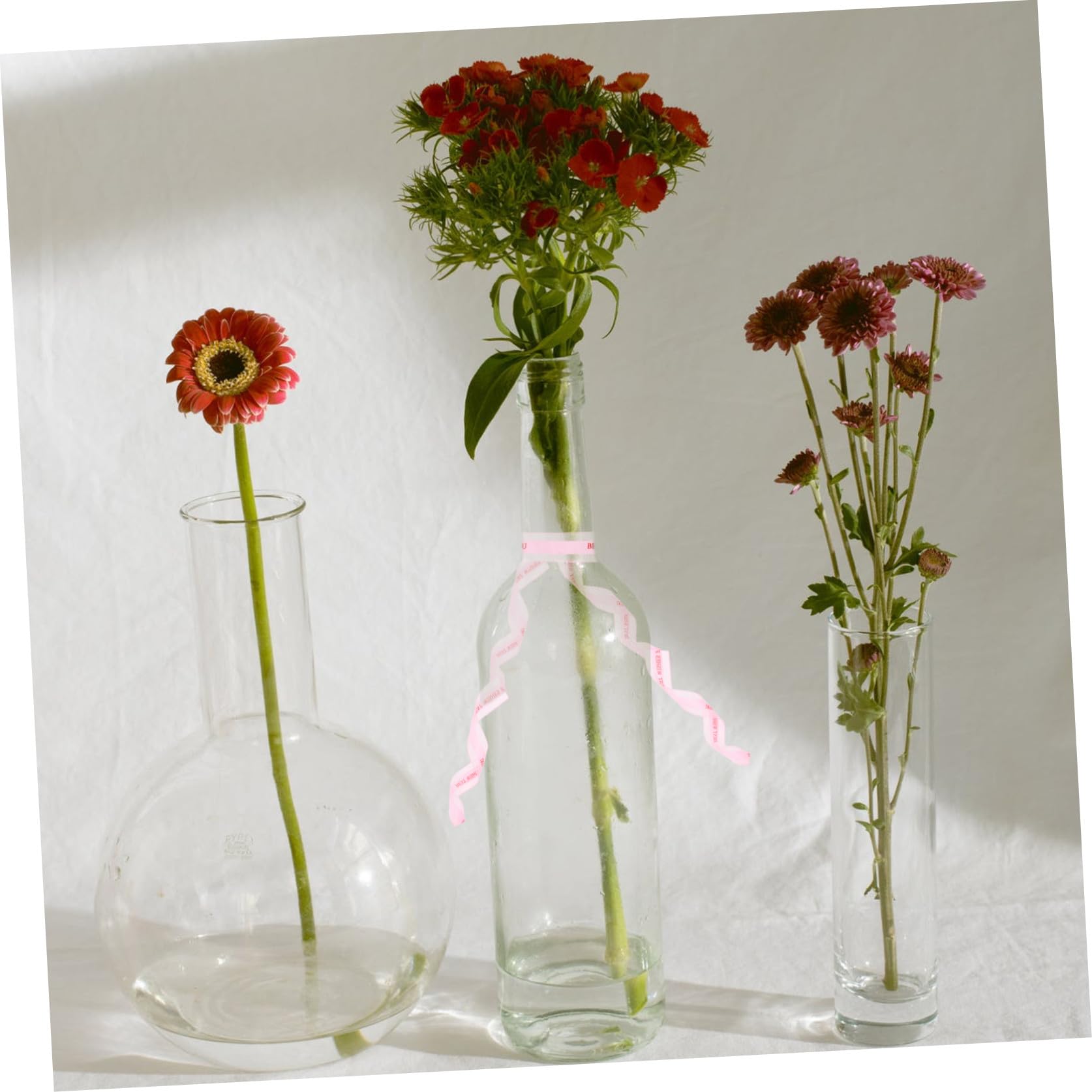 Artibetter 5rouleaux Ruban Décoratif Satin pour Emballage Cadeau Ruban Créatif pour Fête et Mariage Imprimés