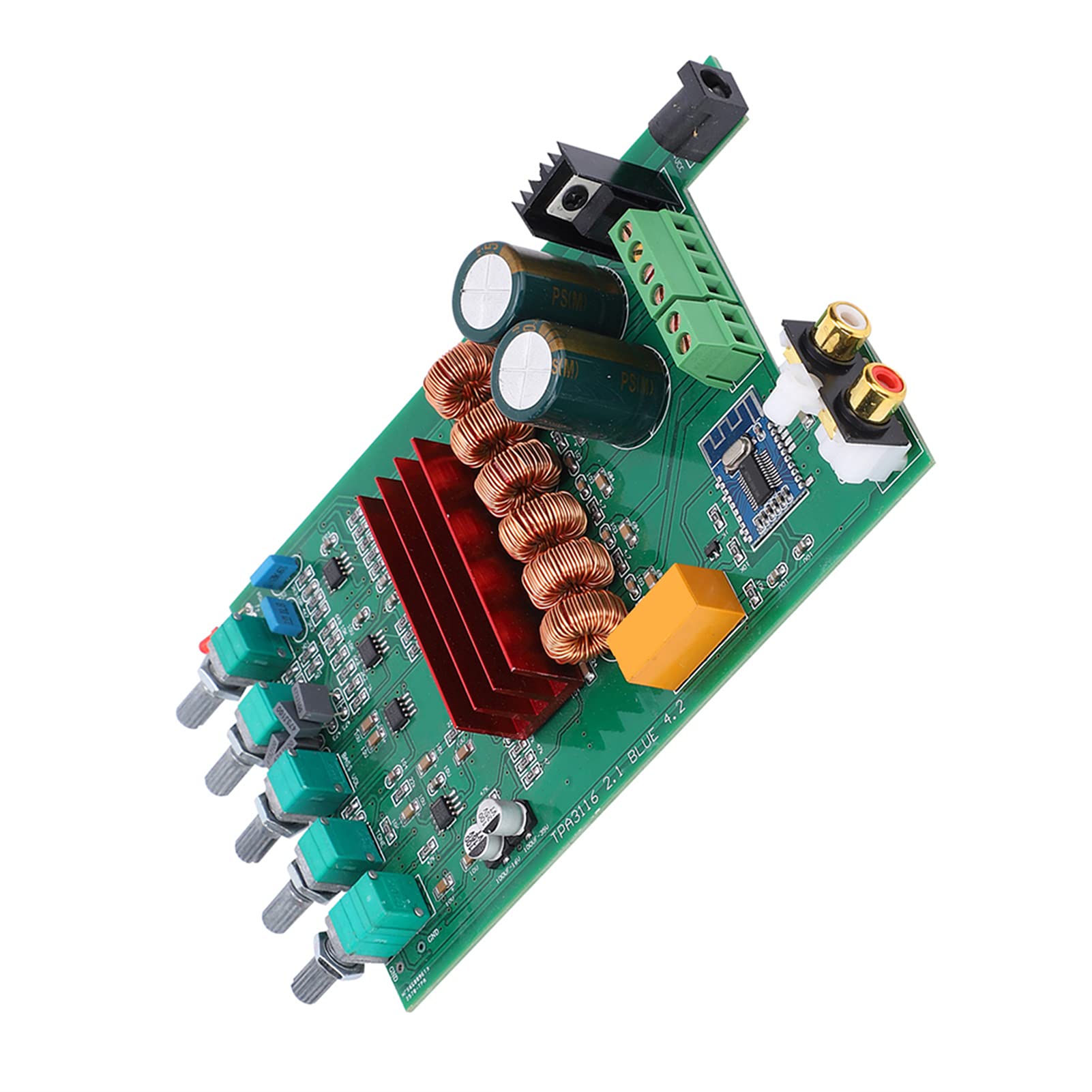 Yosoo Health Gear Carte d'amplificateur de Puissance Numérique PCB Bluetooth 5.0 Module d'amplificateur de Puissance 300 W TPA3116D2 Sortie Claire à Faible Distorsion pour Caisson de Basses Audio