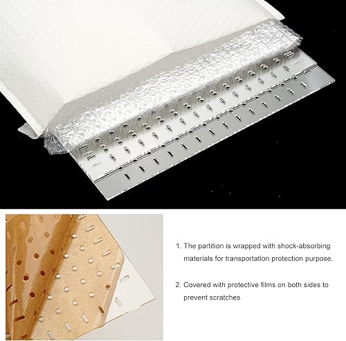 Miniatura 9 de Divisor de pecera transparente de 55 galones, divisor de acuario, tablero de aislamiento con ventosas