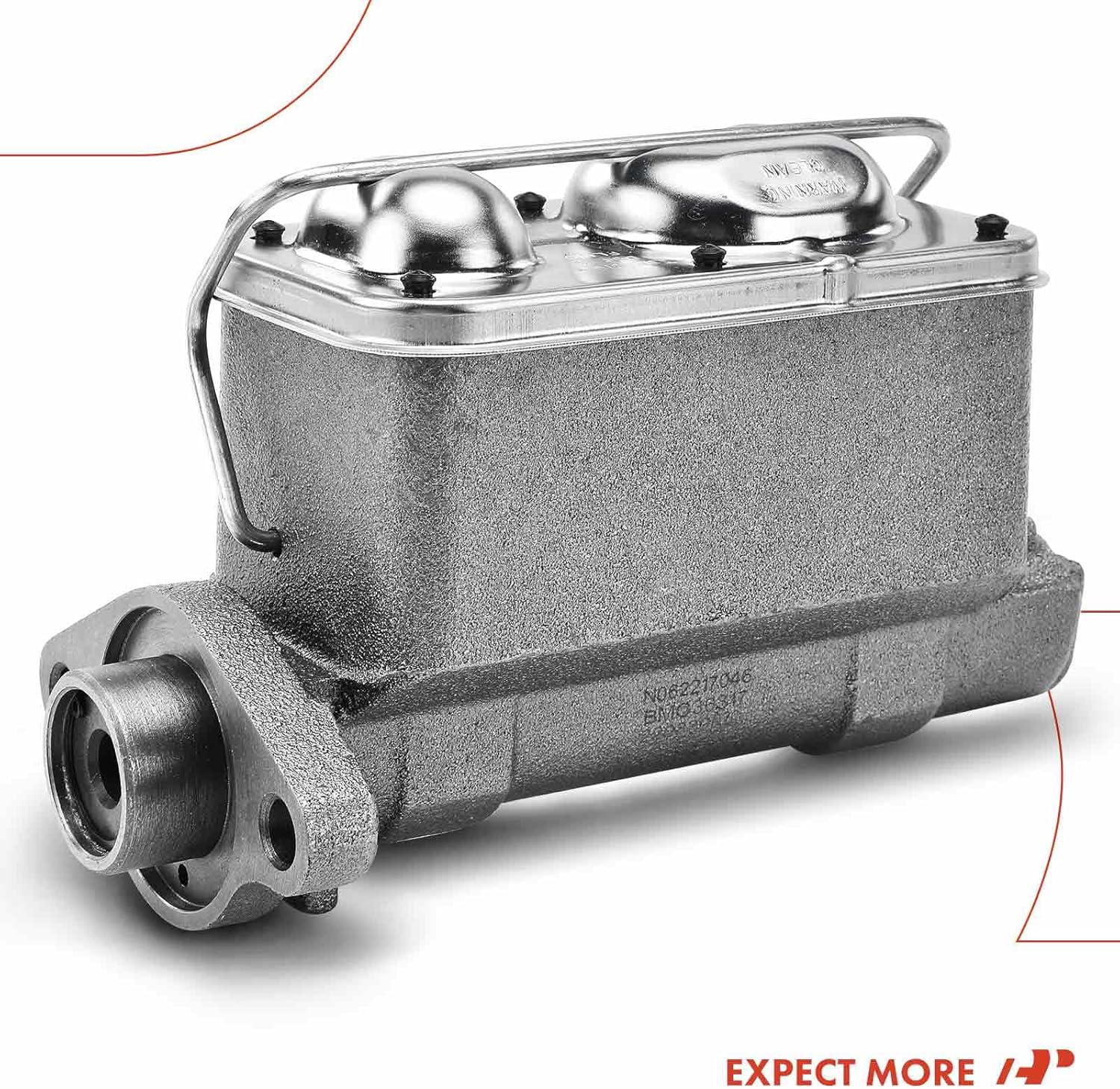 A-Premium Brake Master Cylinder with Reservoir Compatible with Buick, Chevrolet, Oldsmobile and Pontiac Vehicles - Apollo 1973-1974, Nova 1969-1974, Omega 1973-1974, Ventura 1971-1974 - Power Brakes