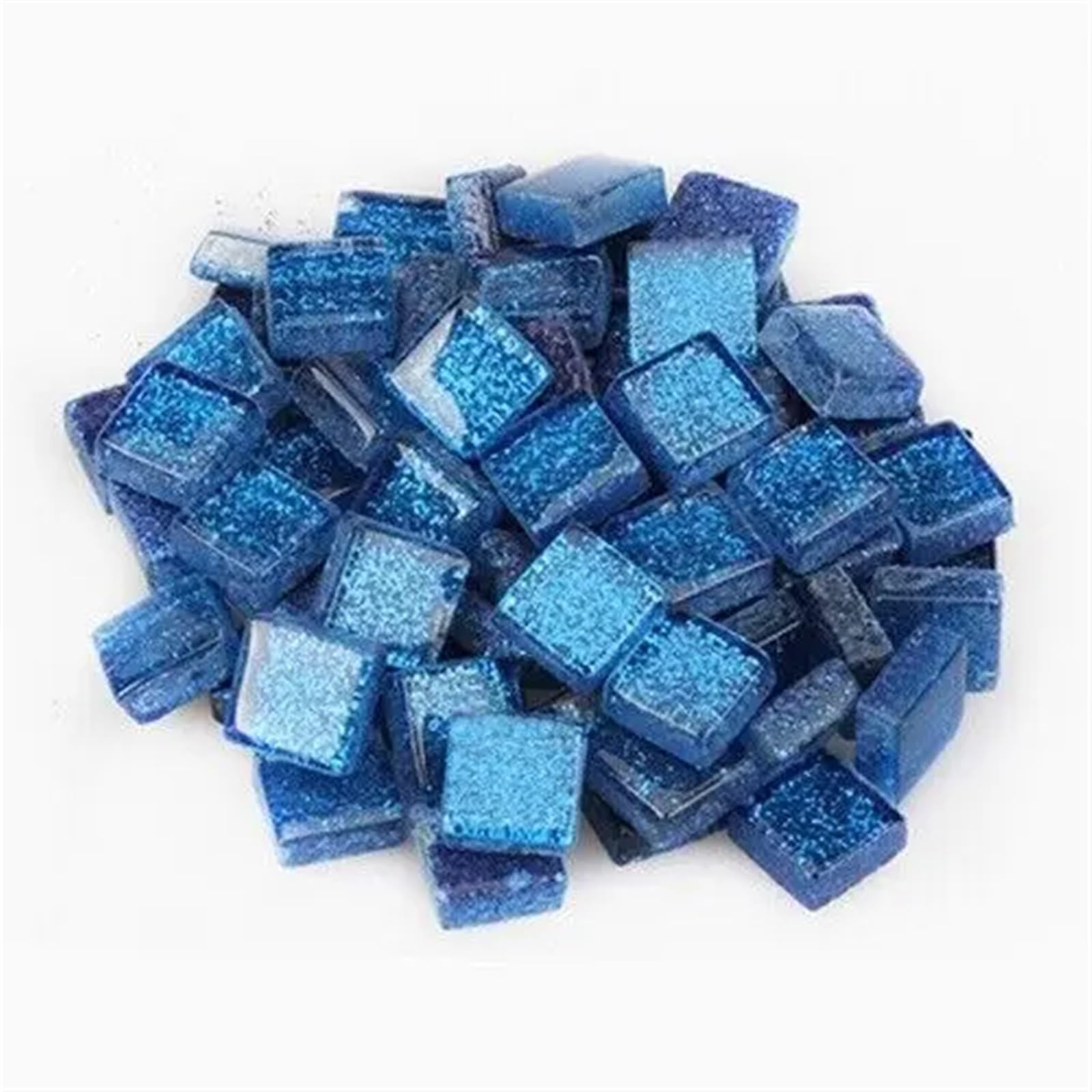 Mosaic Making Supplies 100g Glitter Glass Mosaic Tiles Crafting Pieces Art Hobbies Assorted for Craft arte(Color5)