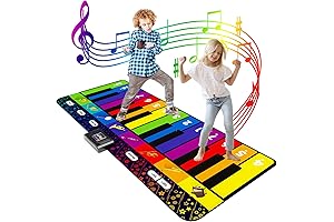 SUNLIN 6 ft. Musical Floor Piano Mat for Kids