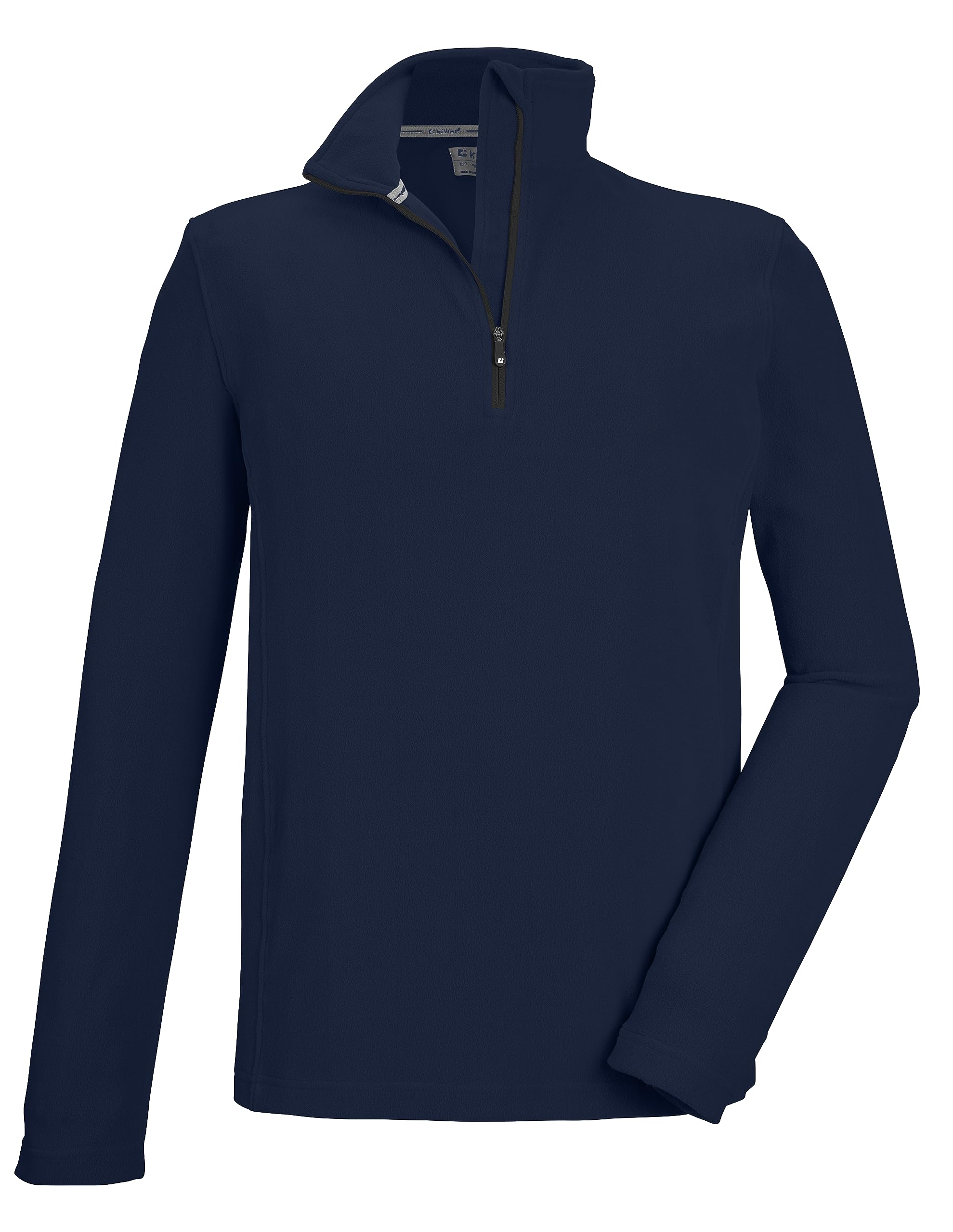 Killtec Unisex Ksw 99 Mn FLC Shrt Fleece Shirt with Stand-Up Collar and Zip Blue