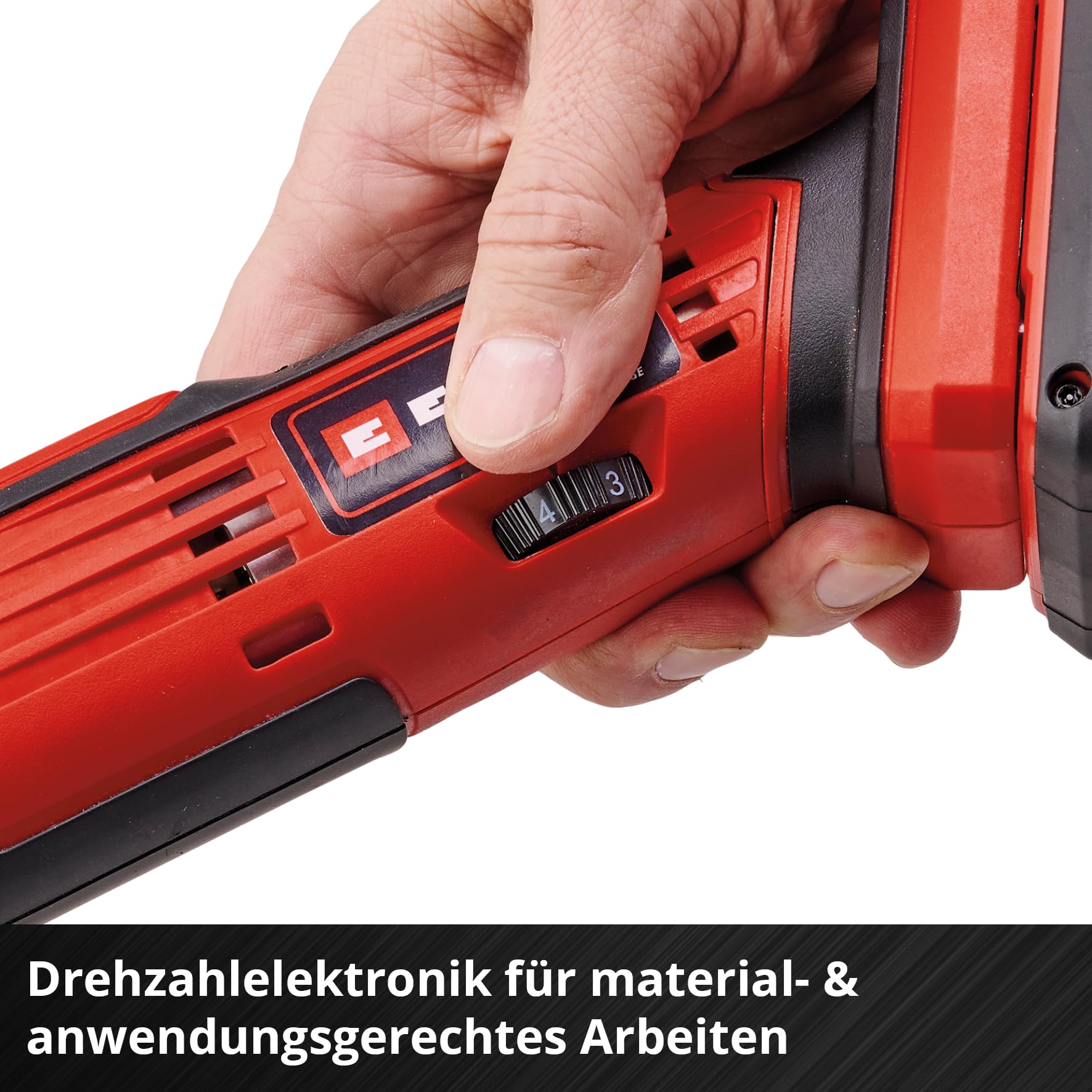 Einhell Akku-Multifunktionswerkzeug TE-MG 18/1 Li - Solo Power X-Change (18 V, 3 Funktionen, magnetische Werkzeugaufnahme, Drehzahlelektronik, inkl. Zubehör, ohne Akku)