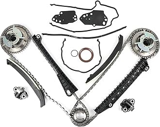 DAYSYORE 5.4L Engine Timing Chain Kit - Camshaft Phaser Repair Kit Fits for Ford 2004-2013 Expedition F150 F250 F350 Super, for Lincoln Mark Navigator Triton 5.4L 3V Engine Timing Chain Set