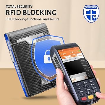 GSOIAX Bifold Wallet Mw0062 Carbon Blue