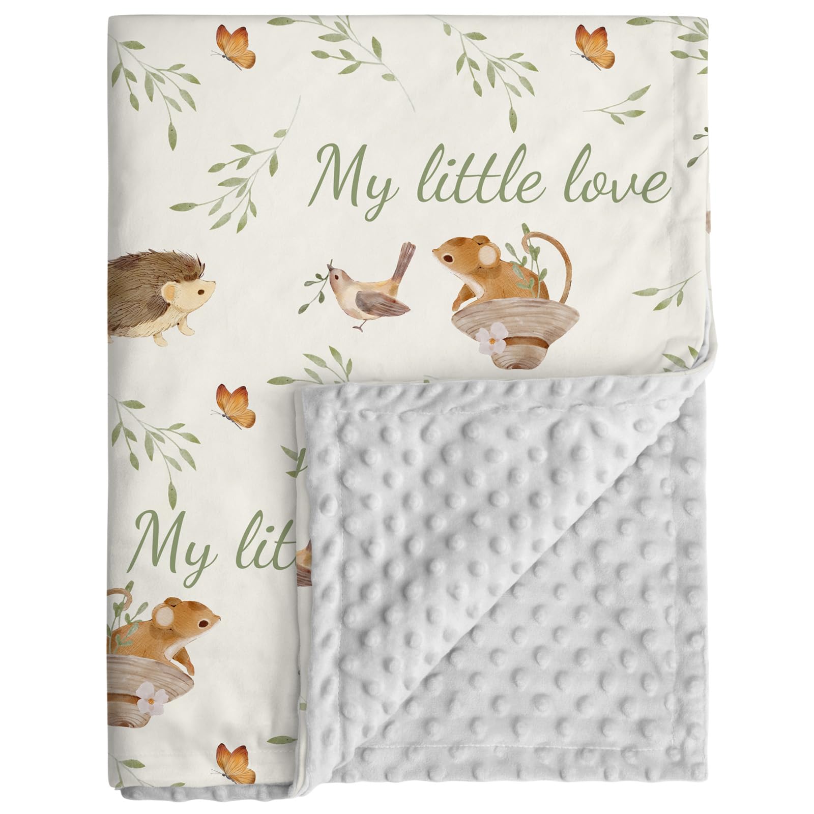 Fleece Baby Blankets for Girls &amp; Boys, Infant Toddler Blanket
